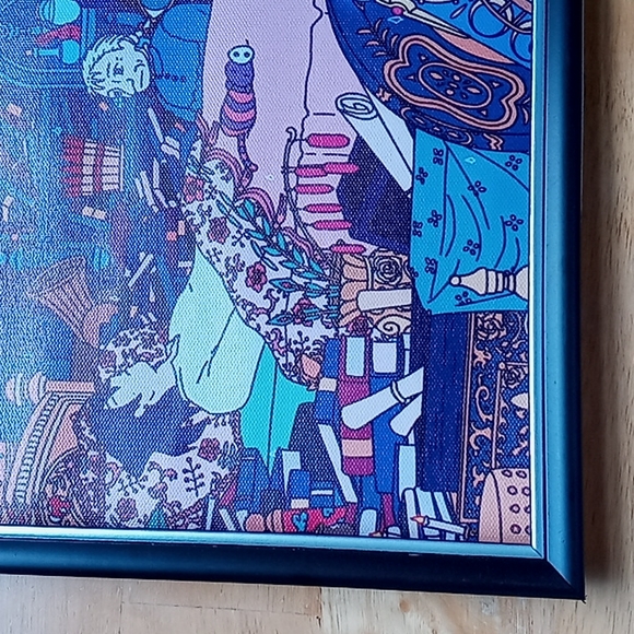Howls Moving Castle Sophie and Howl Framed Art New - Picture 3 of 4